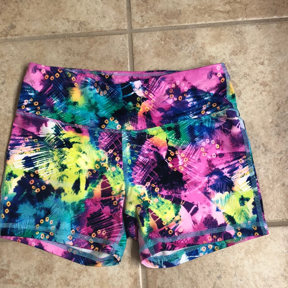 Workout legging bike shorts